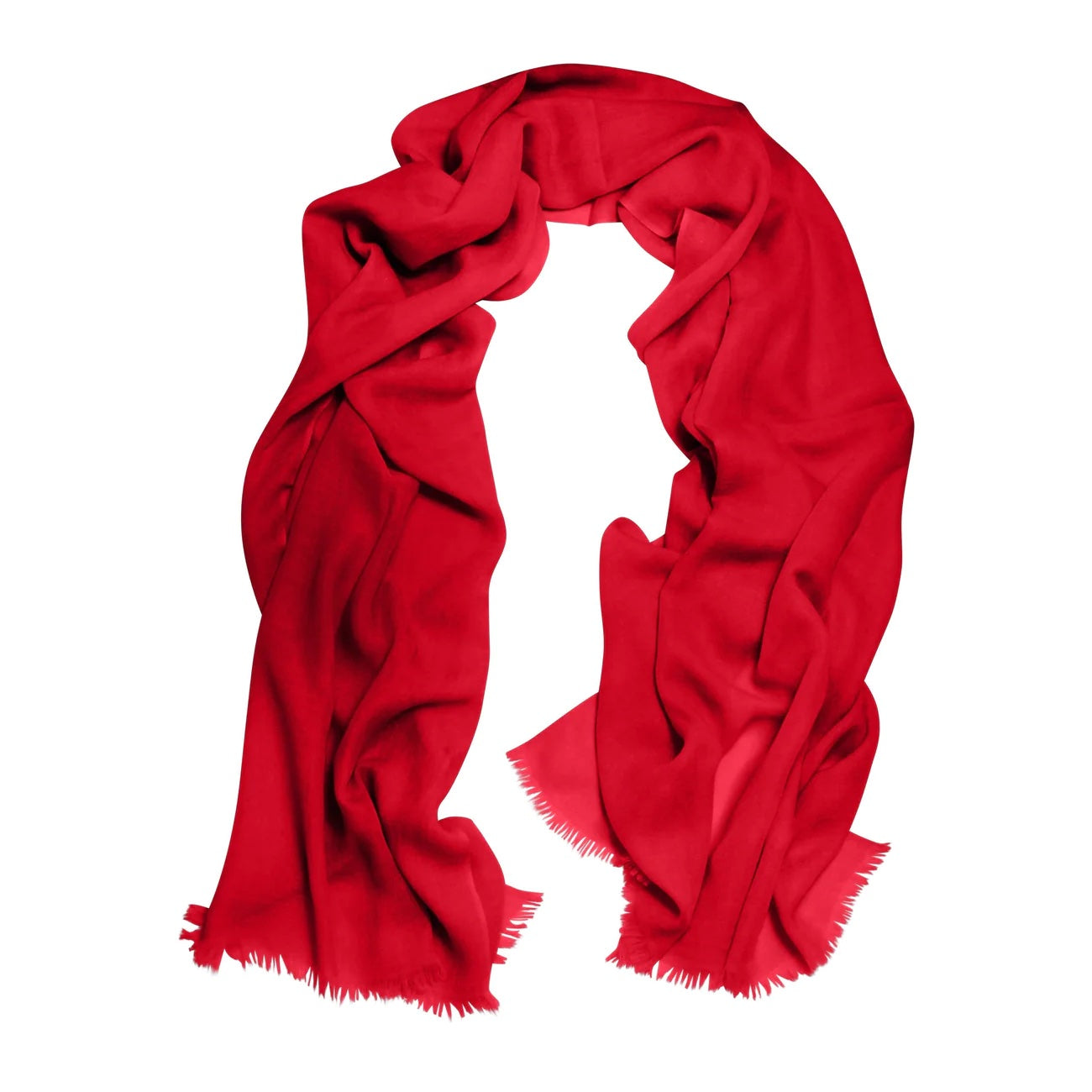 Red Cashmere Pashmina Shawl
