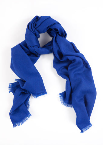 Sapphire Blue Pashmina Shawl
