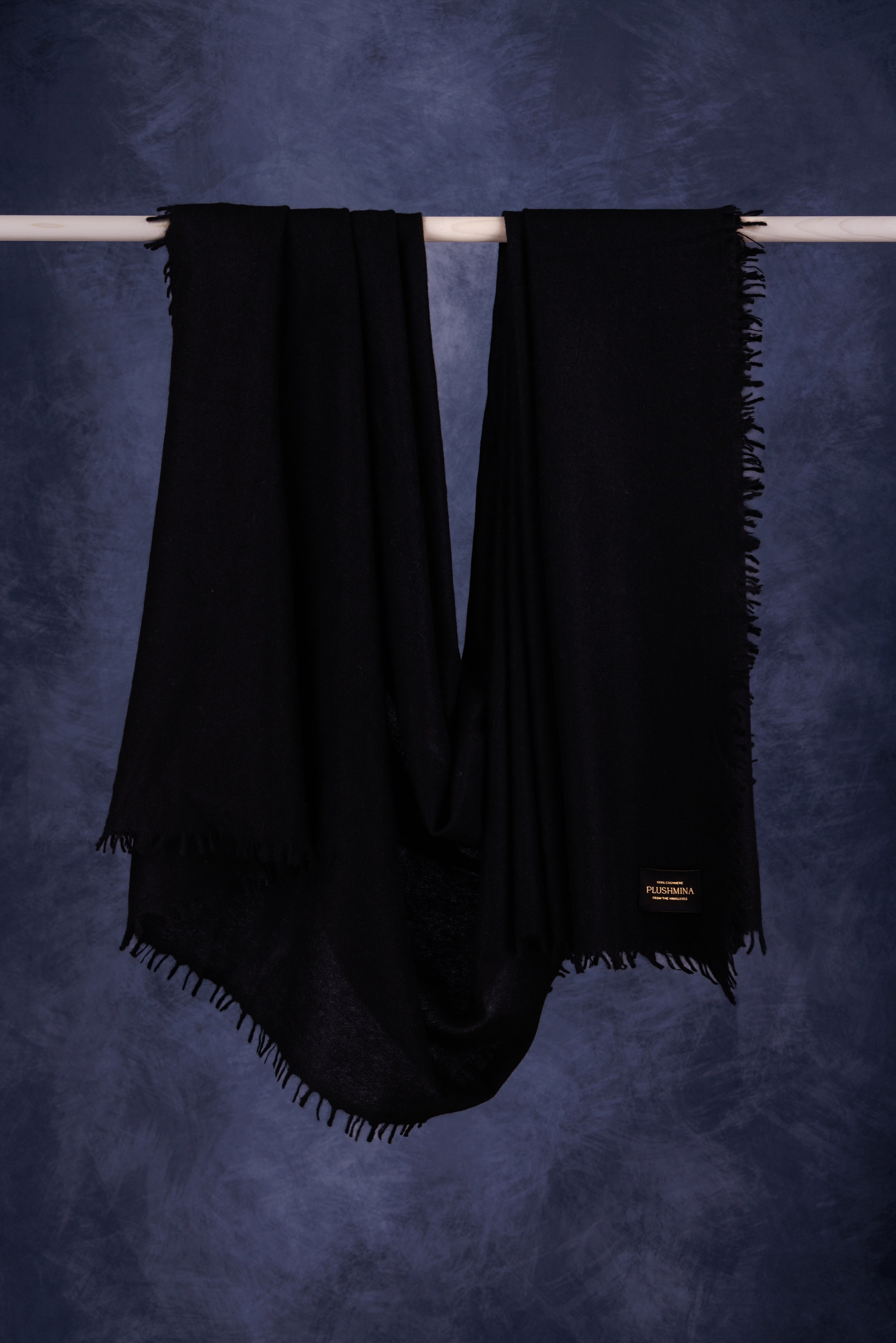 Black Cashmere Pashmina Shawl